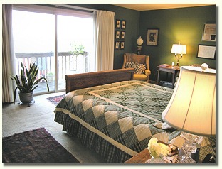 View to deck 